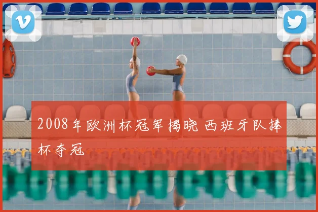 2008年欧洲杯冠军揭晓 西班牙队捧杯夺冠